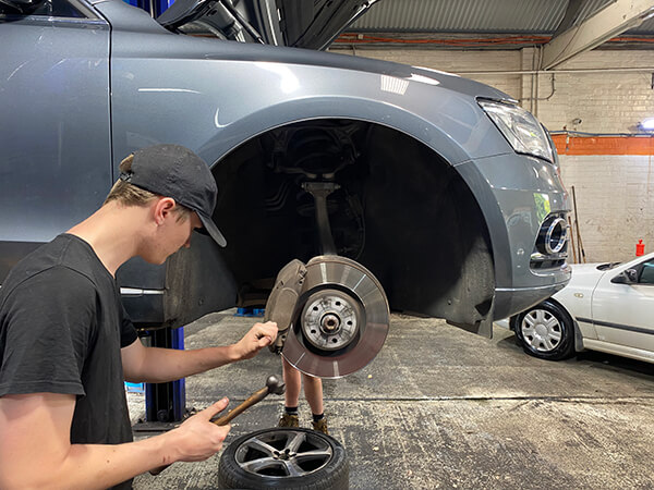 Newcastle Automotive Services workshop