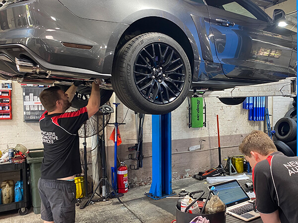 Newcastle Automotive Services workshop